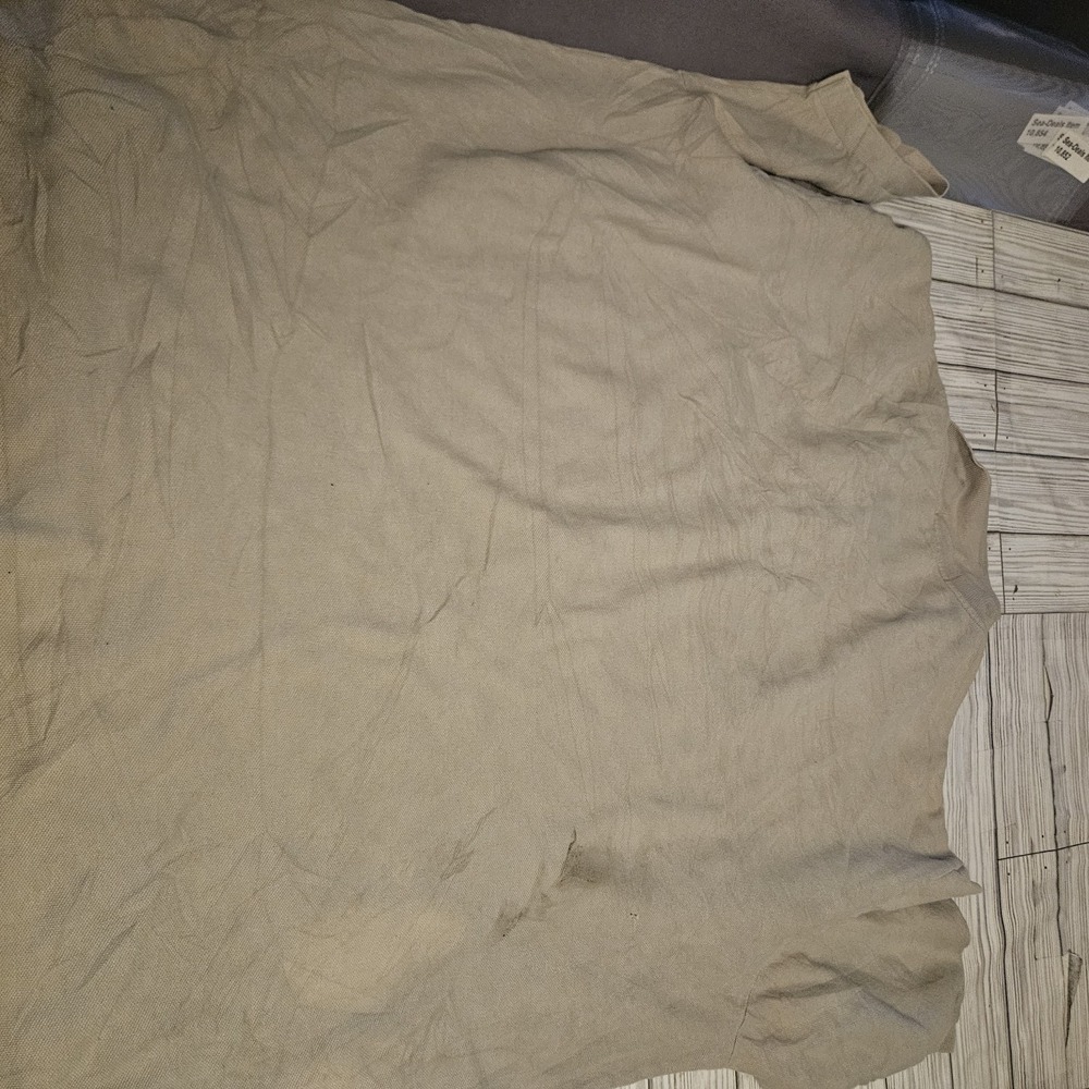 Polo Ralph Lauren Shirt Mens XXL‎ Beige Short Sleeve - Picture 5 of 8
